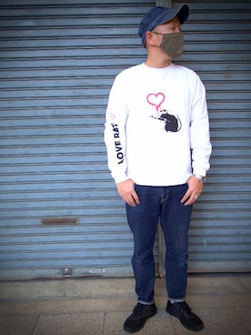 「DOMINGO（ドミンゴ）のアイテム」を使った、elm66さん（メンズ・172cm）の春コーディネート