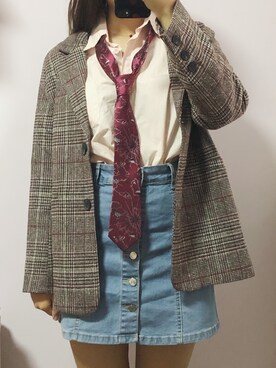 「アイテム（フォーマルスーツ/小物）」を使った、Ssssssさん（レディース・166cm・10代）の秋コーディネート