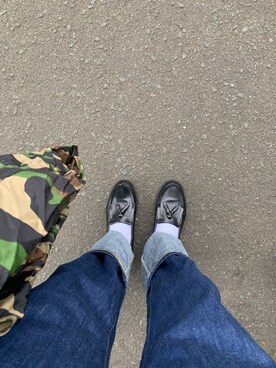 ローファーを使った リーバイス701 のレディース人気ファッションコーディネート Wear
