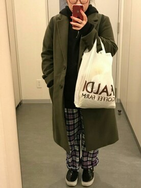 「i love korea」｜seezuさん（レディース・154cm）の春コーディネート