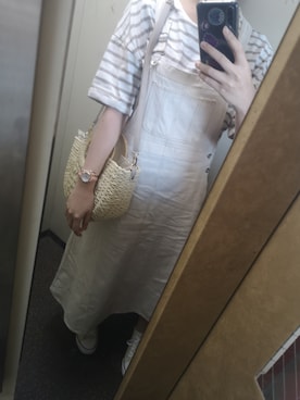 「アイテム（ワンピース/ドレス）」を使った、natsuuu777さん（レディース・162cm・10代）の夏コーディネート