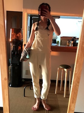 「BAYFLOW（ベイフロー）のアイテム（オールインワン・サロペット）」を使った、NILさん（レディース・166cm）の夏コーディネート