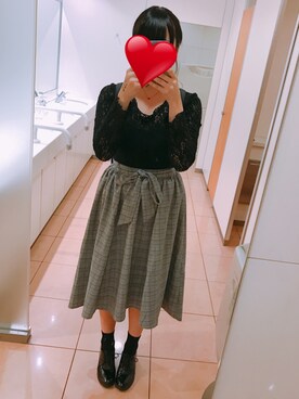 「bye bye」｜🥺さんさん（レディース・162cm）の秋コーディネート