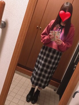 「SpRay PREMIUM（スプレイプレミアム）のアイテム（パーカー）」を使った、🥺さんさん（レディース・162cm）の冬コーディネート