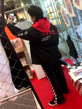 「SUB-AGE.（サベージ）のアイテム」を使った、CANNABIS HIMAWARIさん（レディース・155cm）の冬コーディネート