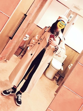「アキコーデ」｜「アイテム（トレンチコート）」を使った、🥀さん（レディース・162cm）の秋コーディネート