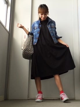 「RED CARD TOKYO（レッドカード）のアイテム（ジャケット/アウター）」を使った、madoyanyanさん（レディース・159cm）の春コーディネート