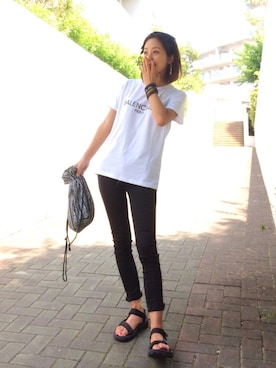 「アイテム（カチューシャ）」を使った、madoyanyanさん（レディース・160cm・30代）の夏コーディネート