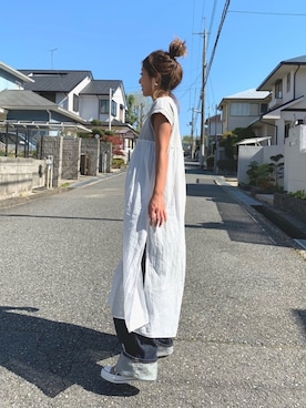 「RED CHOP WORKS（レッドチョップワークス）のアイテム（ワンピース/ドレス）」を使った、madoyanyanさん（レディース・160cm）の春コーディネート