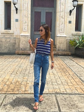 madoyanyanさん（レディース・160cm）の夏コーディネート