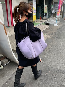 「STATE OF ESCAPE（ステートオブエスケープ）のアイテム」を使った、madoyanyanさん（レディース・160cm）の秋コーディネート