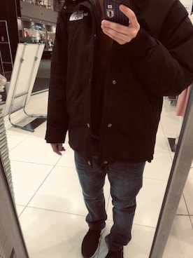 「ATTESA（アテッサ）のアイテム」を使った、 エバタさん（メンズ・175cm）の冬コーディネート