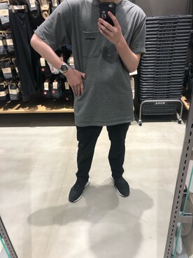 「ザノースフェイス」｜ エバタさん（メンズ・176cm）の夏コーディネート