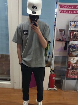 「ザノースフェイス」｜ エバタさん（メンズ・175cm）の春コーディネート