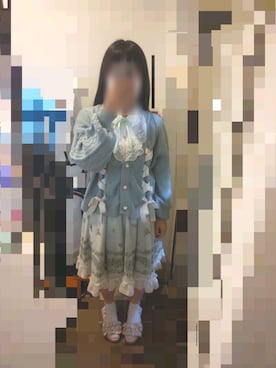 「axes femme POETIQUE（アクシーズファムポエティック）のアイテム（シューズ）」を使った、うつきさん（レディース・150cm）の夏コーディネート