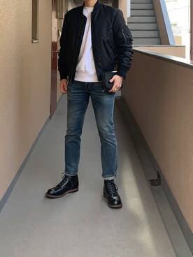 日本の髪型のアイデア 綺麗な黒 ブーツ メンズ