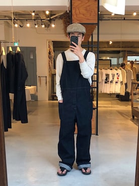 「アイテム（サロペット/オーバーオール）」を使った、yukifurueさん（メンズ・163cm・20代）の夏コーディネート
