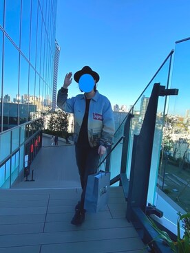 「シュプリーム」｜「アイテム（その他アウター）」を使った、heyyukiboさん（メンズ・174cm）の秋コーディネート