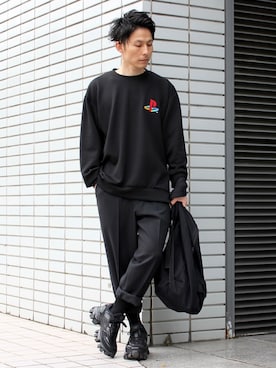 「sixe（シックス）のアイテム」を使った、neederさん（メンズ・165cm）の春コーディネート