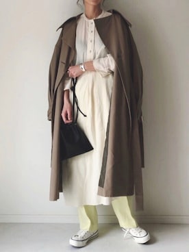 「FARIS（ファリス）のアイテム」を使った、B.さん（レディース・167cm）の春コーディネート