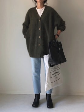 「アイテム（イヤリング（片耳用））」を使った、B.さん（レディース・167cm）の秋コーディネート