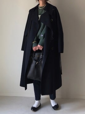 「SASKIA DIEZ（サスキアディッツ）のアイテム」を使った、B.さん（レディース・167cm）の秋コーディネート