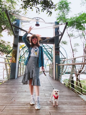 「lativ（ラティーヴ）のアイテム」を使った、mi🇹🇼さん（レディース・174cm）の秋コーディネート