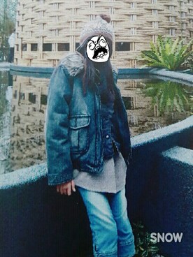 「アイテム（つなぎ/オールインワン、その他）」を使った、Irisさん（レディース・160cm）の春コーディネート