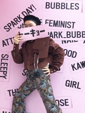 「charles jeffrey（チャールズジェフリー）のアイテム（トップス）」を使った、ふるしんさん（メンズ・170cm）の冬コーディネート