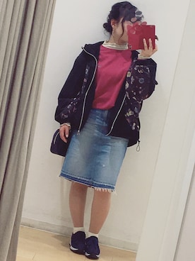 「LINCE（リンス）のアイテム」を使った、S*.さん（レディース・151cm）の春コーディネート