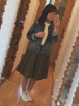 「UNIVERVAL MUSE（ユニバーバル ミューズ）のアイテム」を使った、S*.さん（レディース・151cm）の春コーディネート