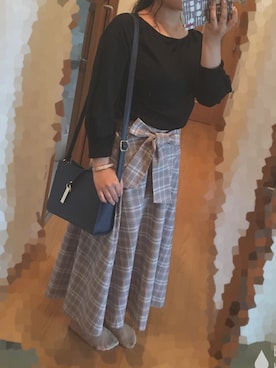 「Passion（パッション）のアイテム」を使った、S*.さん（レディース・151cm）の秋コーディネート