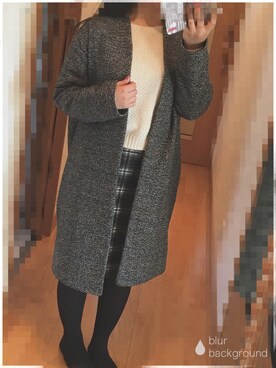 「ALLUMER（アリュメール）のアイテム（ジャケット/アウター）」を使った、S*.さん（レディース・151cm）の冬コーディネート