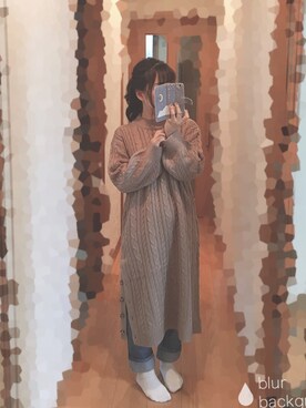 「Sweet Camel（スウィートキャメル）のアイテム」を使った、S*.さん（レディース・151cm）の秋コーディネート