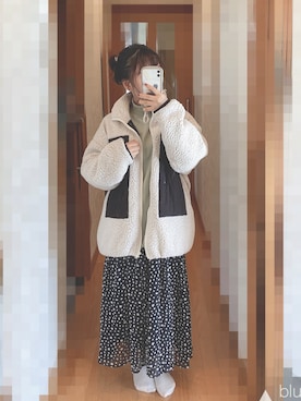 「ScoLar（スカラー）のアイテム（ジャケット/アウター）」を使った、S*.さん（レディース・151cm）の冬コーディネート