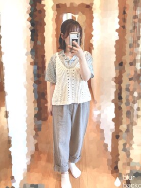 S*.さん（レディース・151cm）の春コーディネート