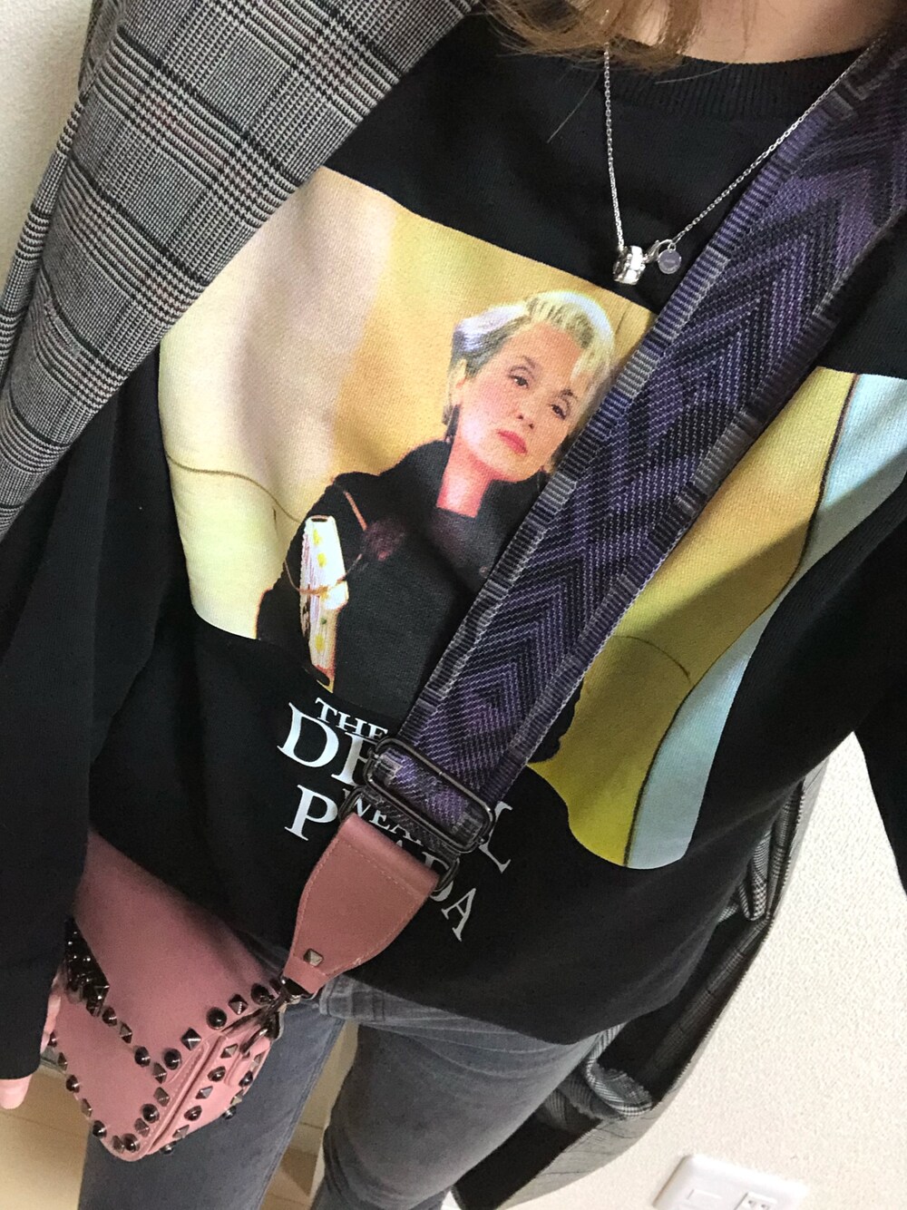 「ZARA、プラダを着た悪魔、１児のママ、女の子ママ」｜「ZARAのアイテム（スウェット、ブラック系）」を使った、T0w@.mamaさん（レディース・157cm）の冬コーディネートの1枚目の写真