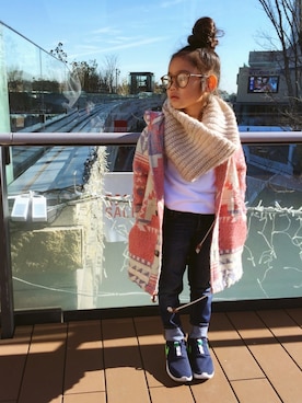 マチュさん（キッズ・120cm）の冬コーディネート