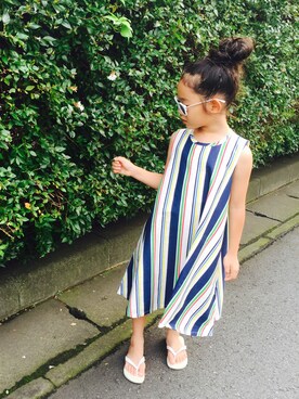 マチュさん（キッズ・120cm）の夏コーディネート