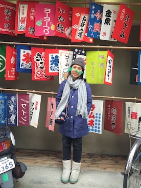 「MUJI」｜「アイテム（トレンチコート）」を使った、reenyreenyさん（レディース・153cm）の夏コーディネート