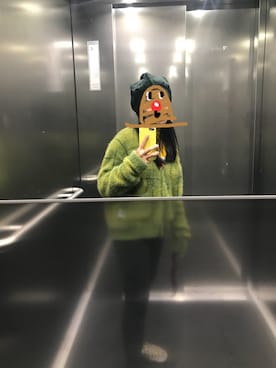 「UNIF（ユニフ）のアイテム（ノーカラージャケット）」を使った、reenyreenyさん（レディース・153cm）の秋コーディネート