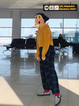 「90s」｜「アイテム（スリッポン）」を使った、reenyreenyさん（レディース・153cm）の冬コーディネート
