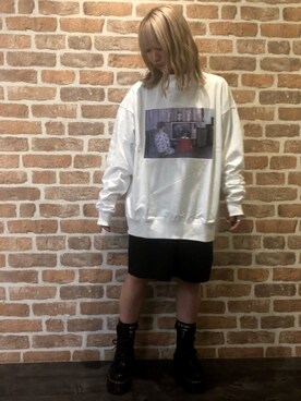 「Chica（チカ）のアイテム」を使った、Arisa Suzukiさん（レディース・156cm）の春コーディネート