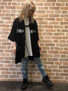 「L.H.P Private Brand（エルエイチピープライベートブランド）のアイテム」を使った、Arisa Suzukiさん（レディース・156cm）の夏コーディネート