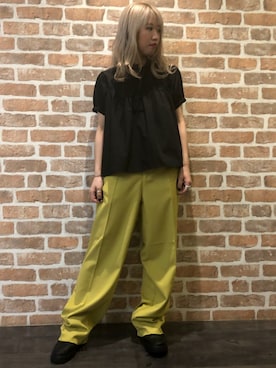 「Chica（チカ）のアイテム」を使った、Arisa Suzukiさん（レディース・155cm）の夏コーディネート