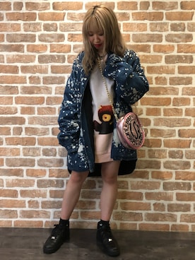 「L.H.P（エルエイチピー）のアイテム」を使った、Arisa Suzukiさん（レディース・155cm）の秋コーディネート