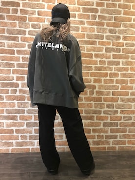 「グレー×ブラック」｜Arisa Suzukiさん（レディース・156cm）の冬コーディネート