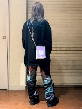 「L.H.P（エルエイチピー）のアイテム（スウェット）」を使った、Arisa Suzukiさん（レディース・156cm）の冬コーディネート