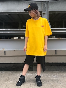 「AZS TOKYO（アザストーキョー）のアイテム」を使った、Arisa Suzukiさん（レディース・156cm）の夏コーディネート