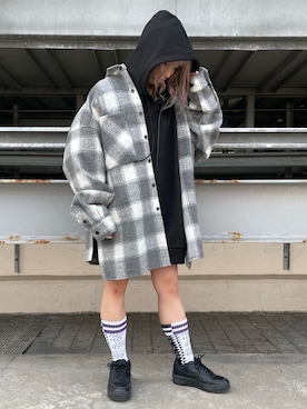 「JUUN.J（ジュンジェイ）のアイテム」を使った、Arisa Suzukiさん（レディース・156cm）の冬コーディネート